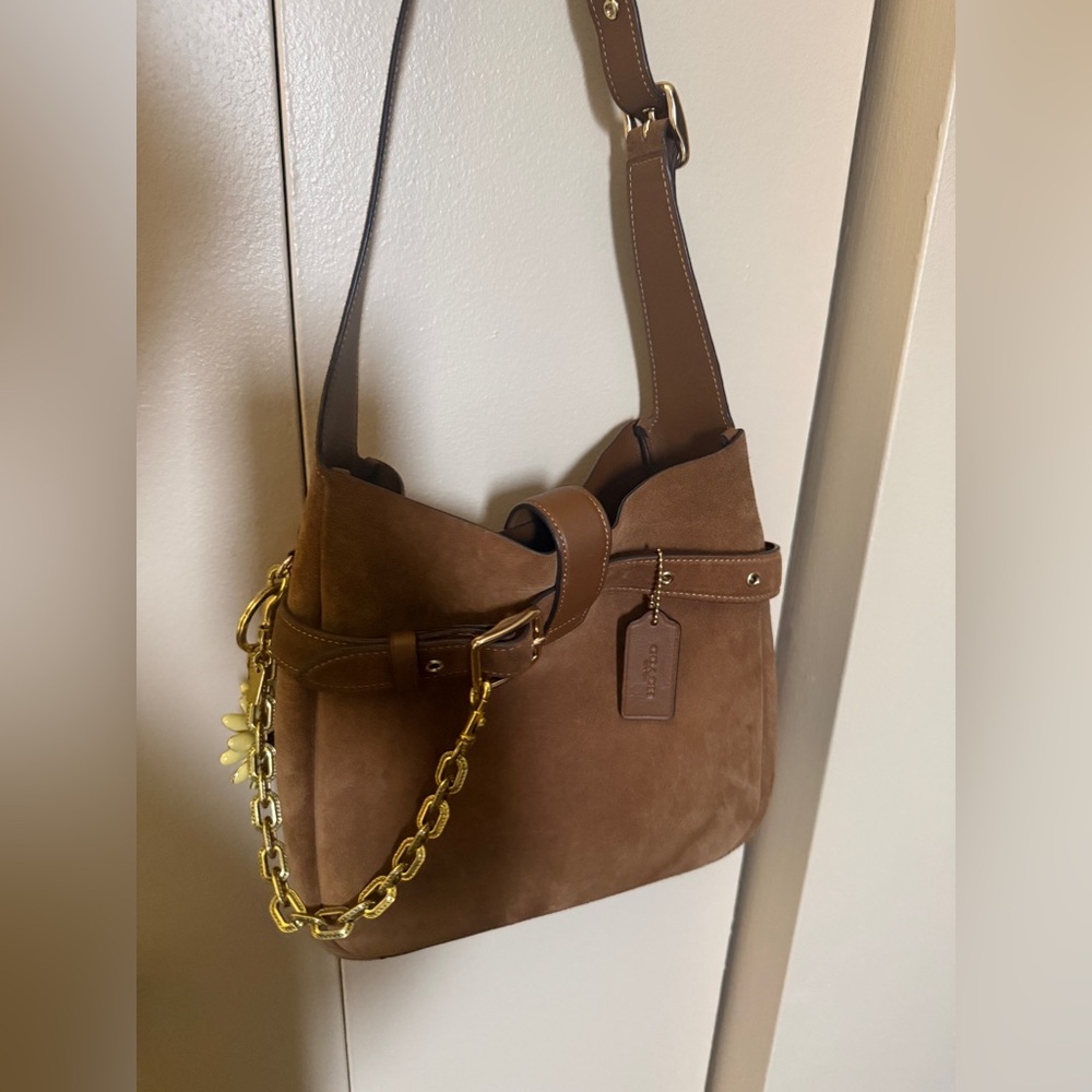 Coach Suede Sienna Hadley Crossbody - Picture 4 of 16